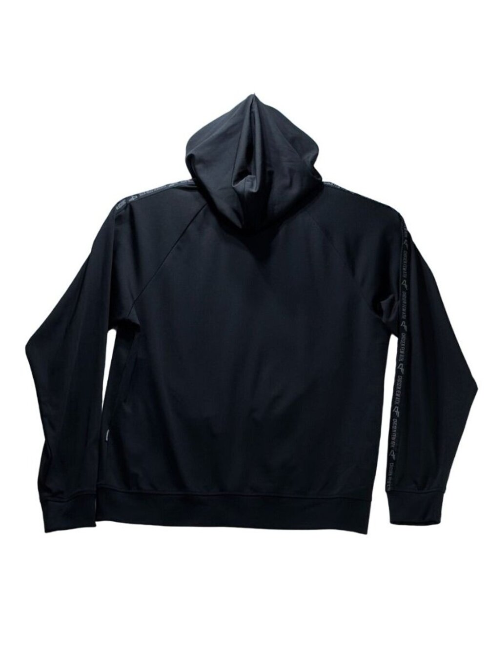 CHOSEN FEW ATH Athleisure Men's Hoodie Jacket Black Stretch Poyester Size XL